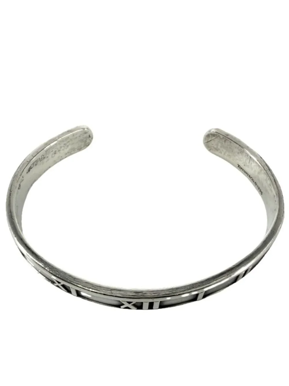 Tiffany & Co Bangle Brace Atlas Accreasing Sari 925 Sterling Silver Vintage
